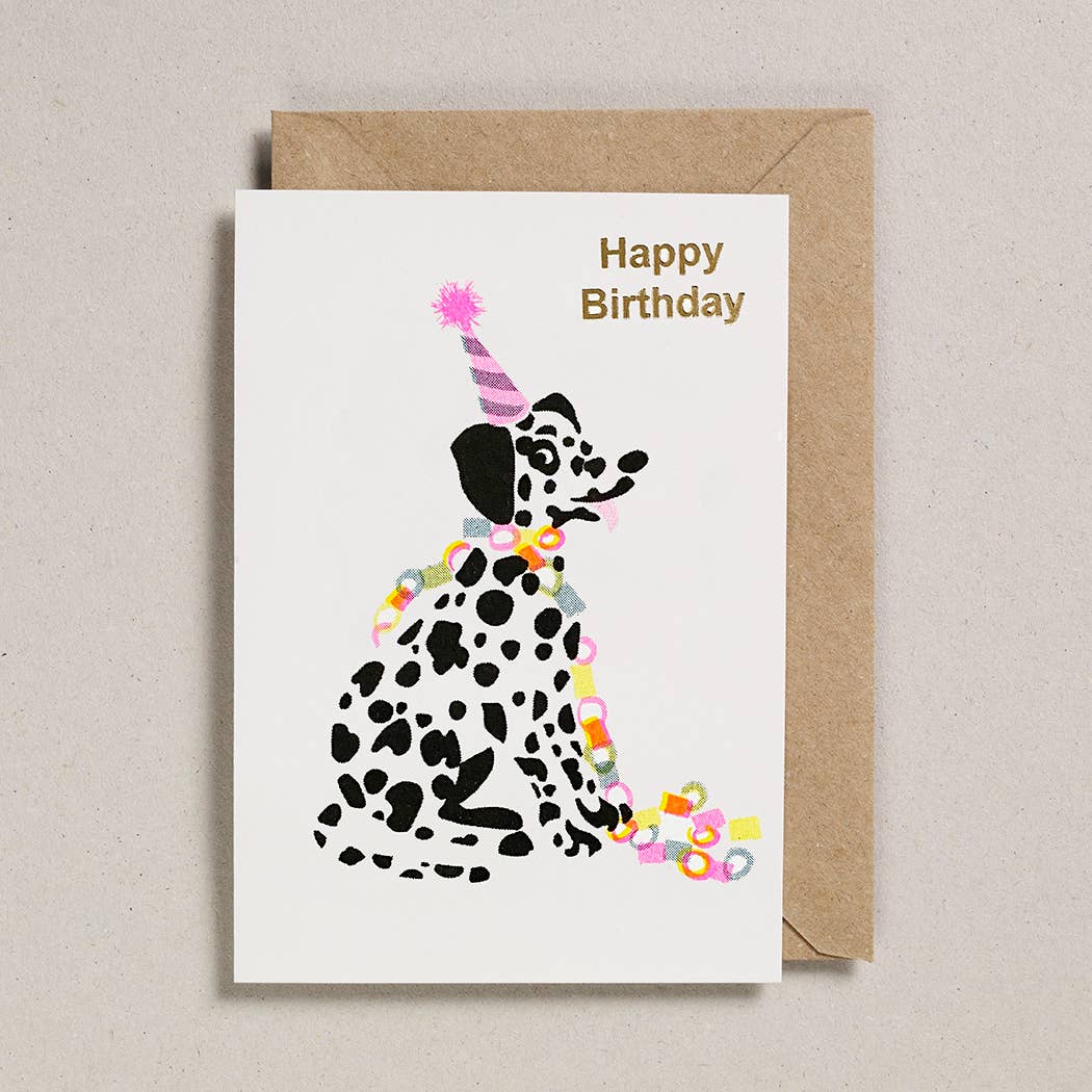 Confetti Pets Cards Happy Birthday Dalmatian