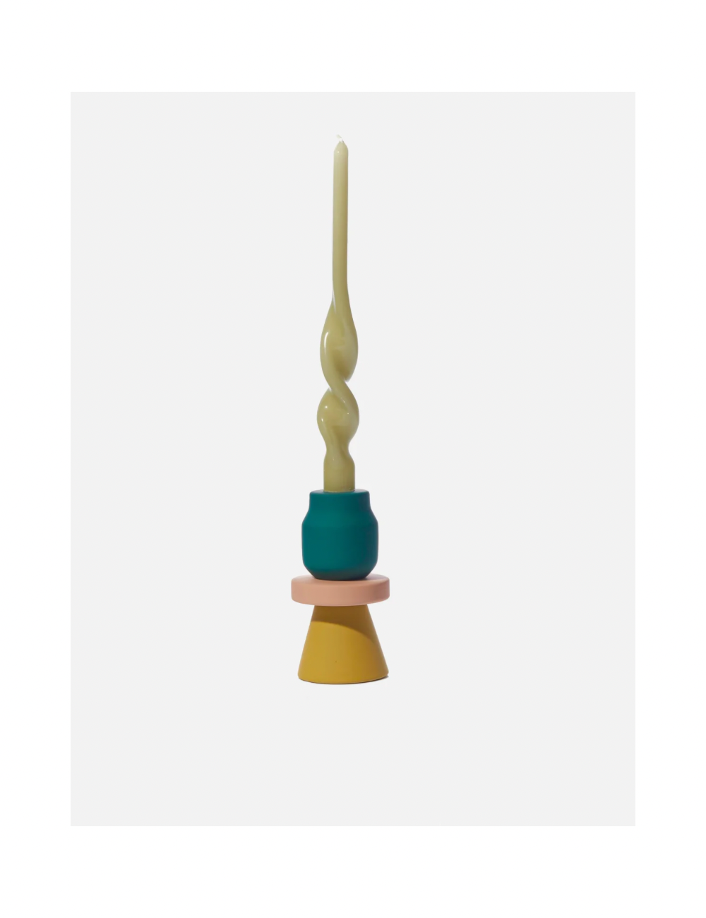 MÆGEN Stacks Candle (Medium) - Forest Green