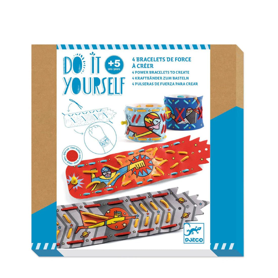 Do It Yourself Superhero Bracelets
