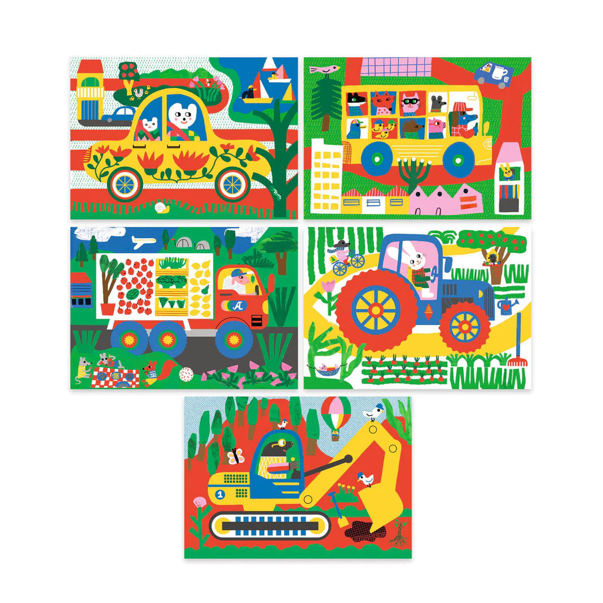 Scratch Boards - Vehicles