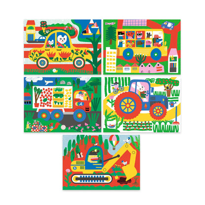 Scratch Boards - Vehicles