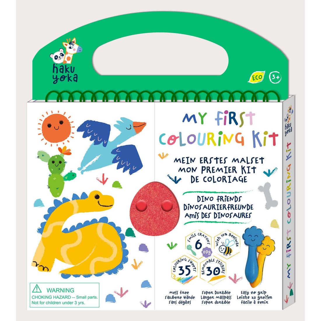 Haku Yoka My First Colouring Kit Dino Friends