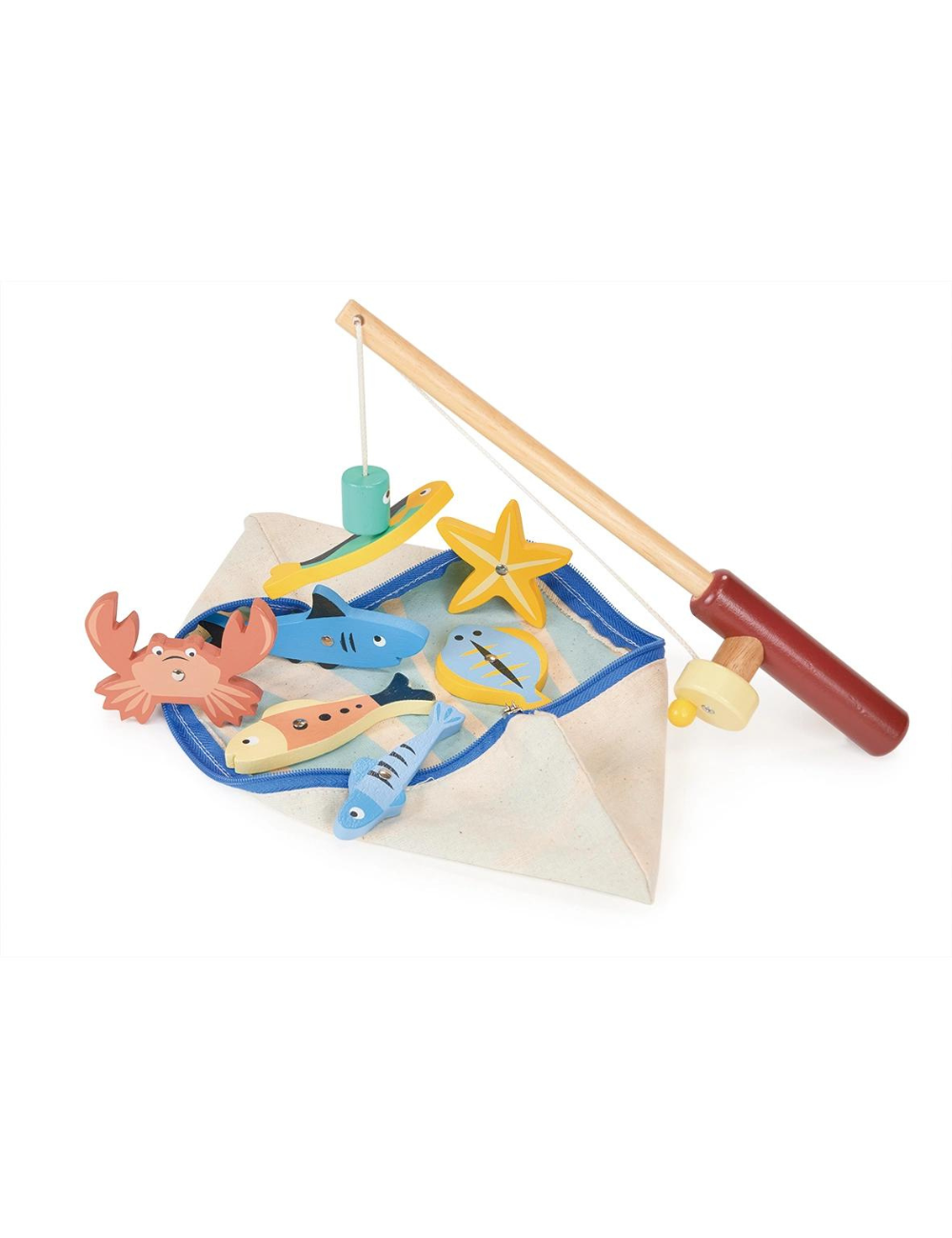 Wooden Toy Fishing game For Kids