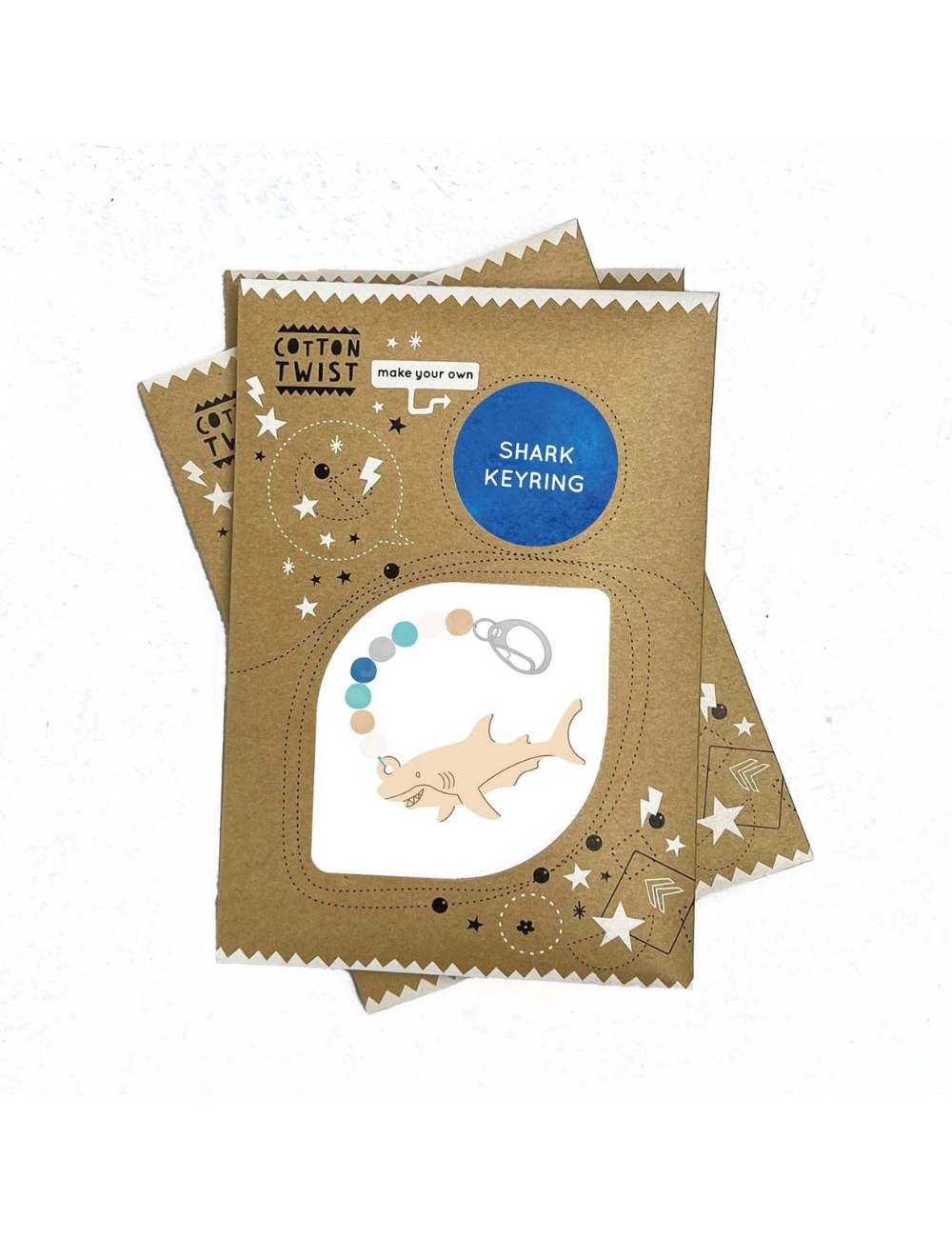 Make Your Own Shark Keyring Kit