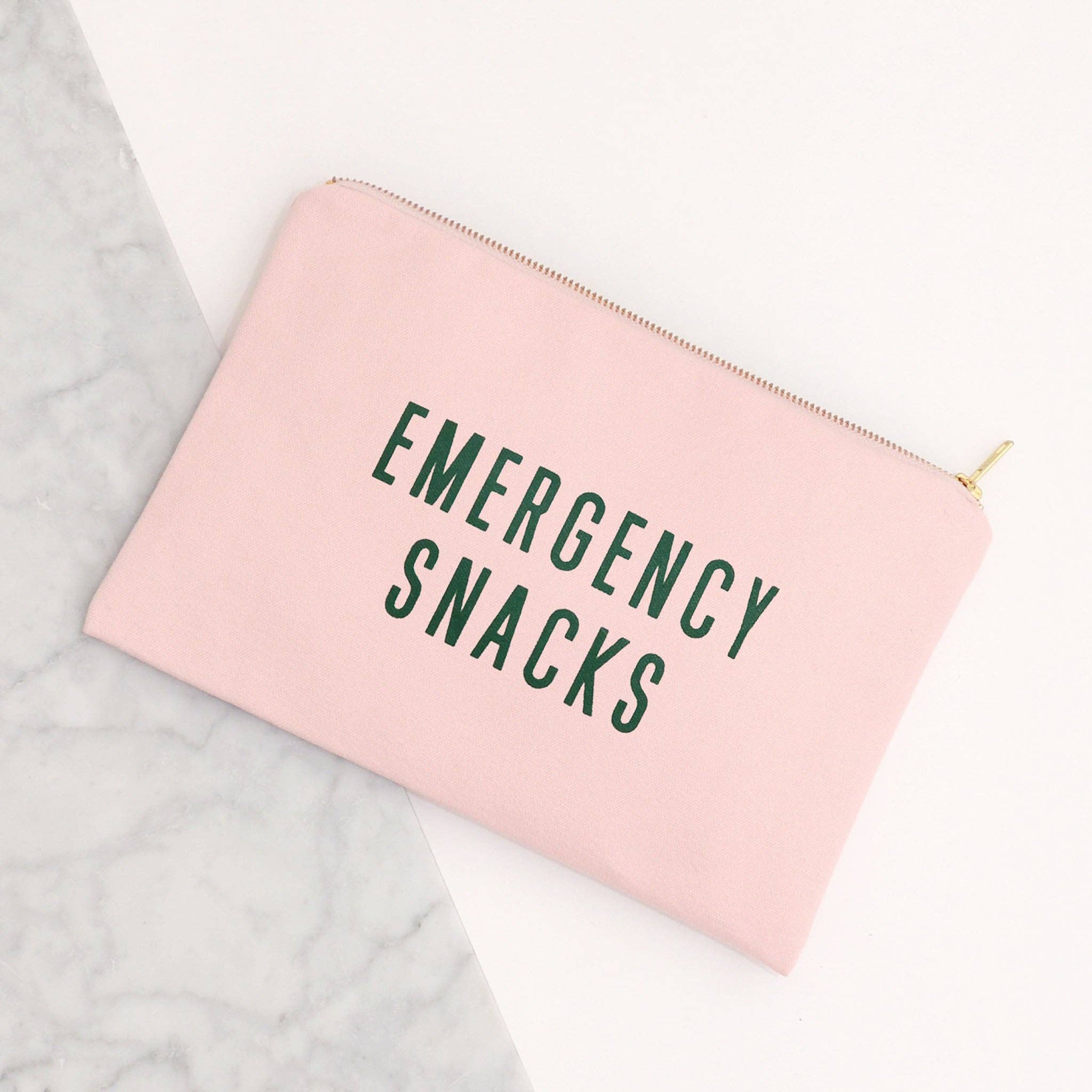 Emergency Snacks - Blush Pink Pouch