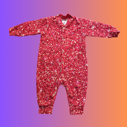 Pink Glitter - Sleepsuit