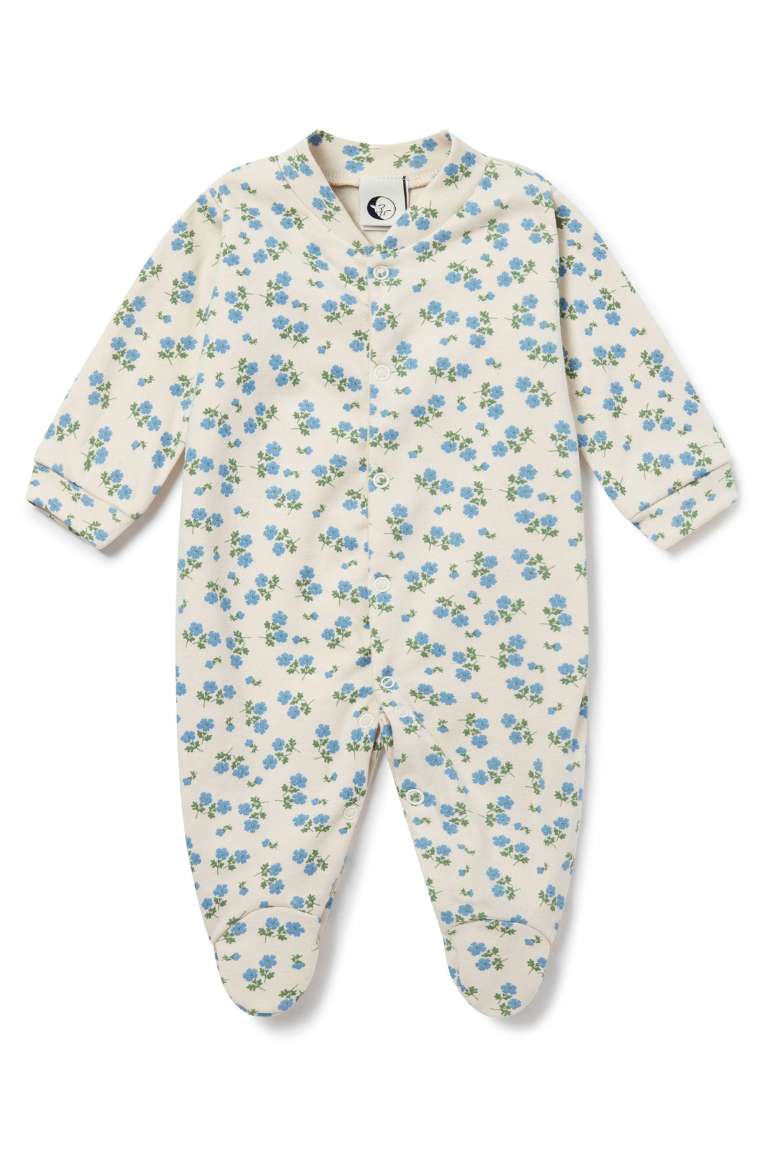 Baby Sleepsuit Tea Floral