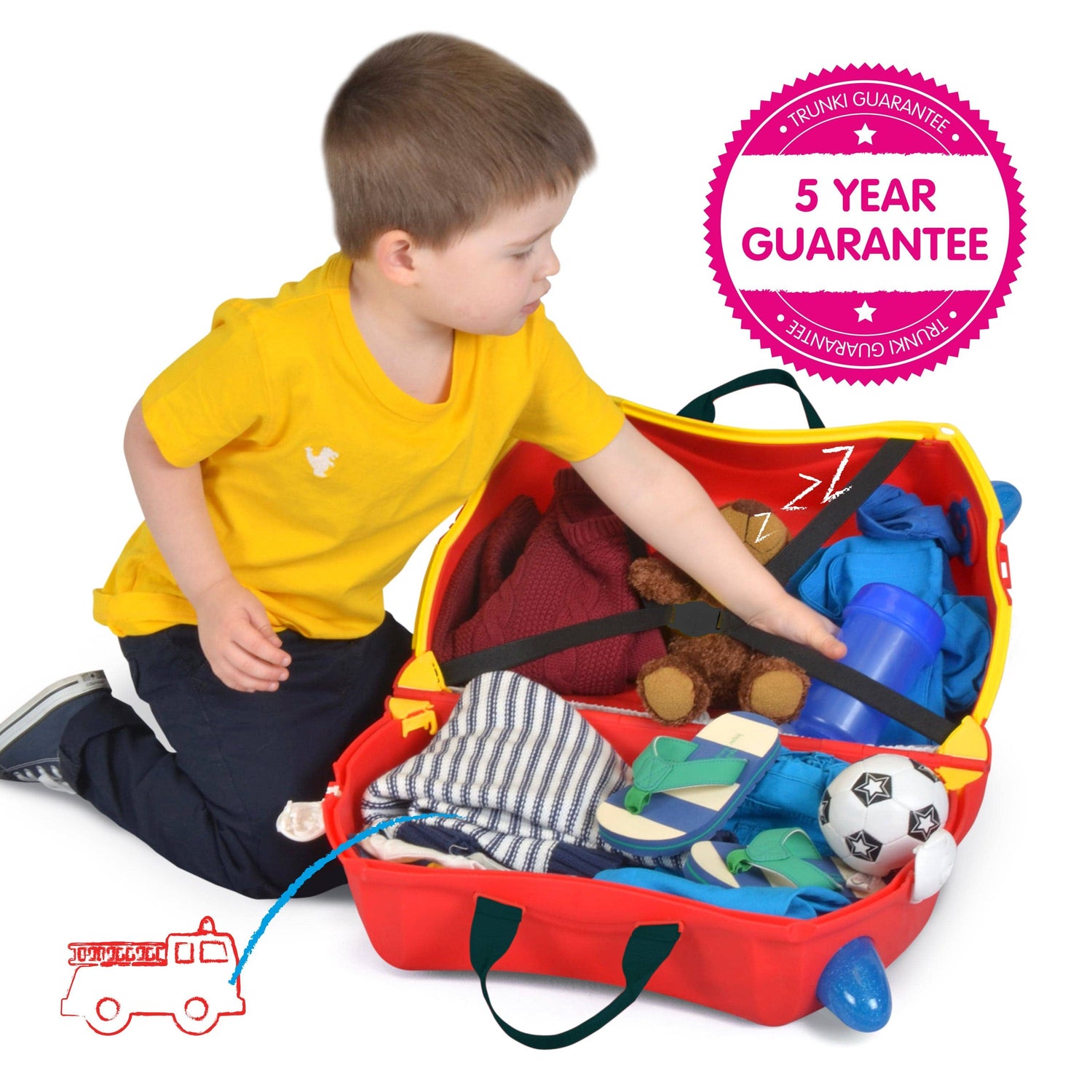 Frank the Fire Truck Trunki
