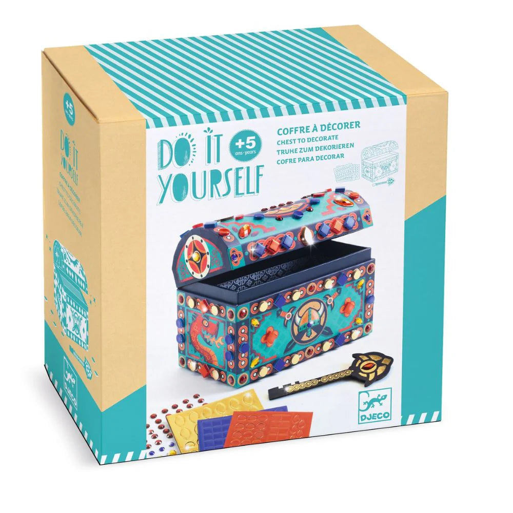 Djeco Do It Yourself Mosaics - Super Treasure Box to Decorate