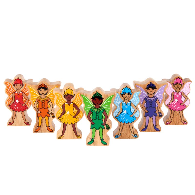 Rainbow Fairies - Handmade Fair Trade Wooden Kids Toy