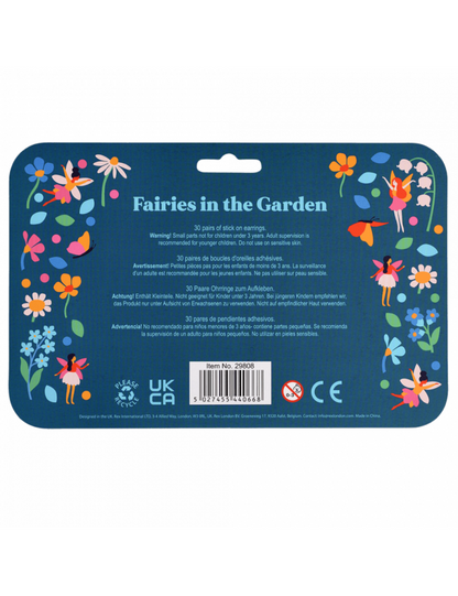 Stick On Earrings (30 Pairs) - Fairies In The Garden