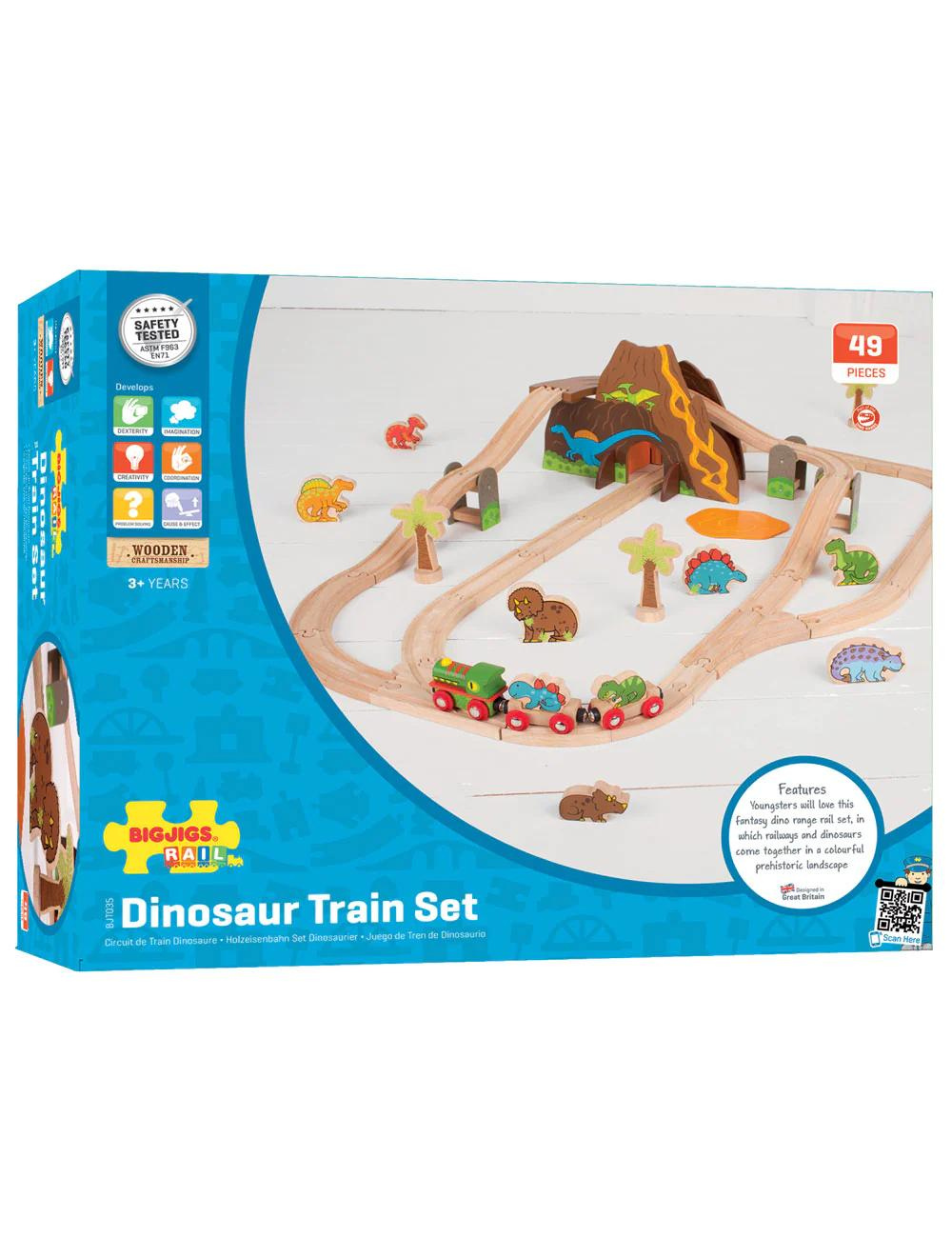 Dinosaur Railway Set