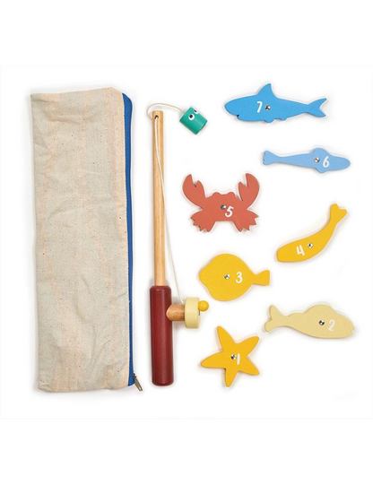 Wooden Toy Fishing game For Kids