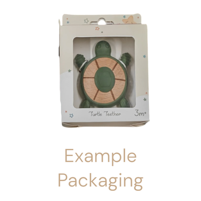 Turtle Teether: Sea Green