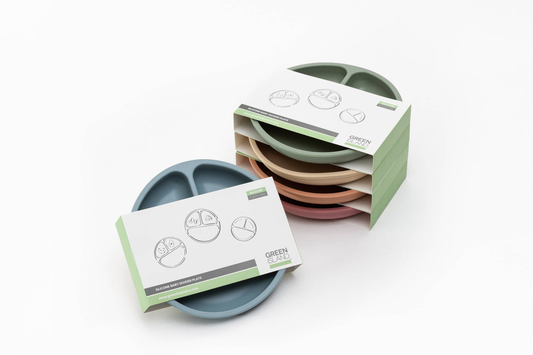 Baby Divider Plate: Mulberry