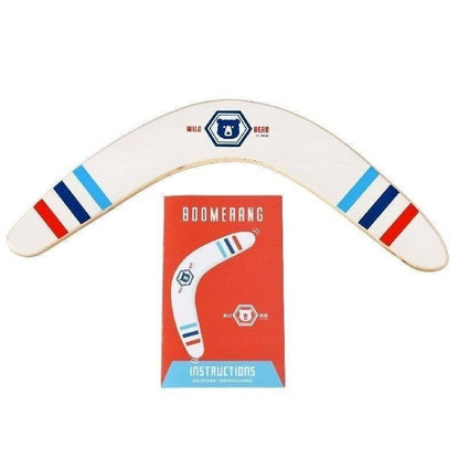Wooden Boomerang - Wild Bear