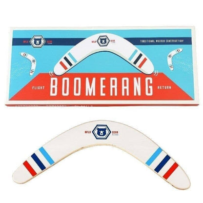 Wooden Boomerang - Wild Bear