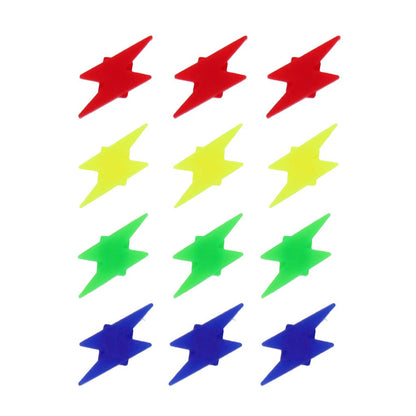 Bicycle spoke decorations - Lightning bolts