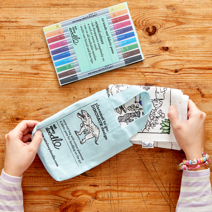 Dinosaur Placemat to Go - Colouring Craft Kit