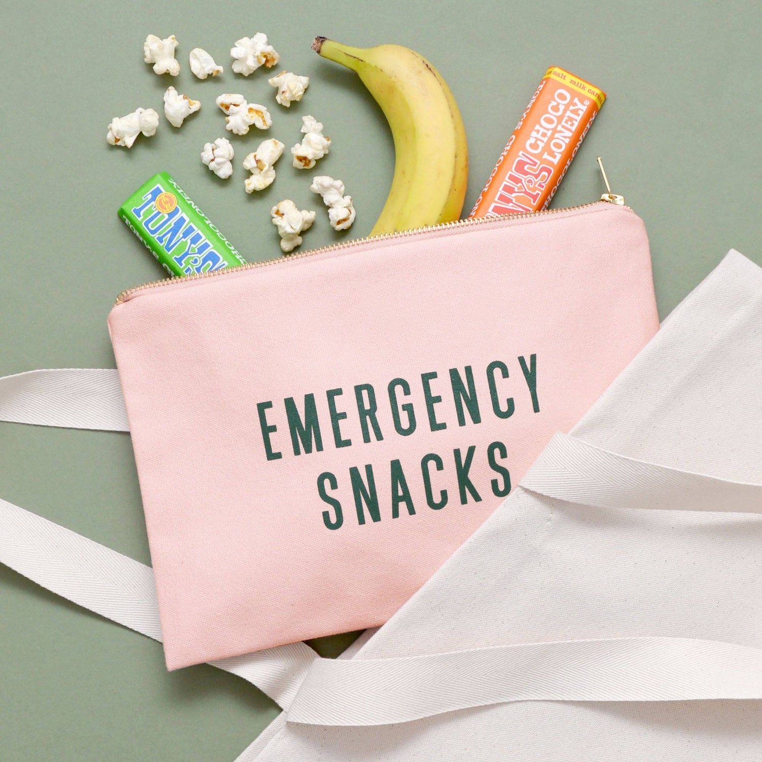 Emergency Snacks - Blush Pink Pouch