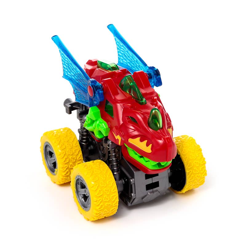 LED Off Road Dragon Head Stunt Truck Action Toy