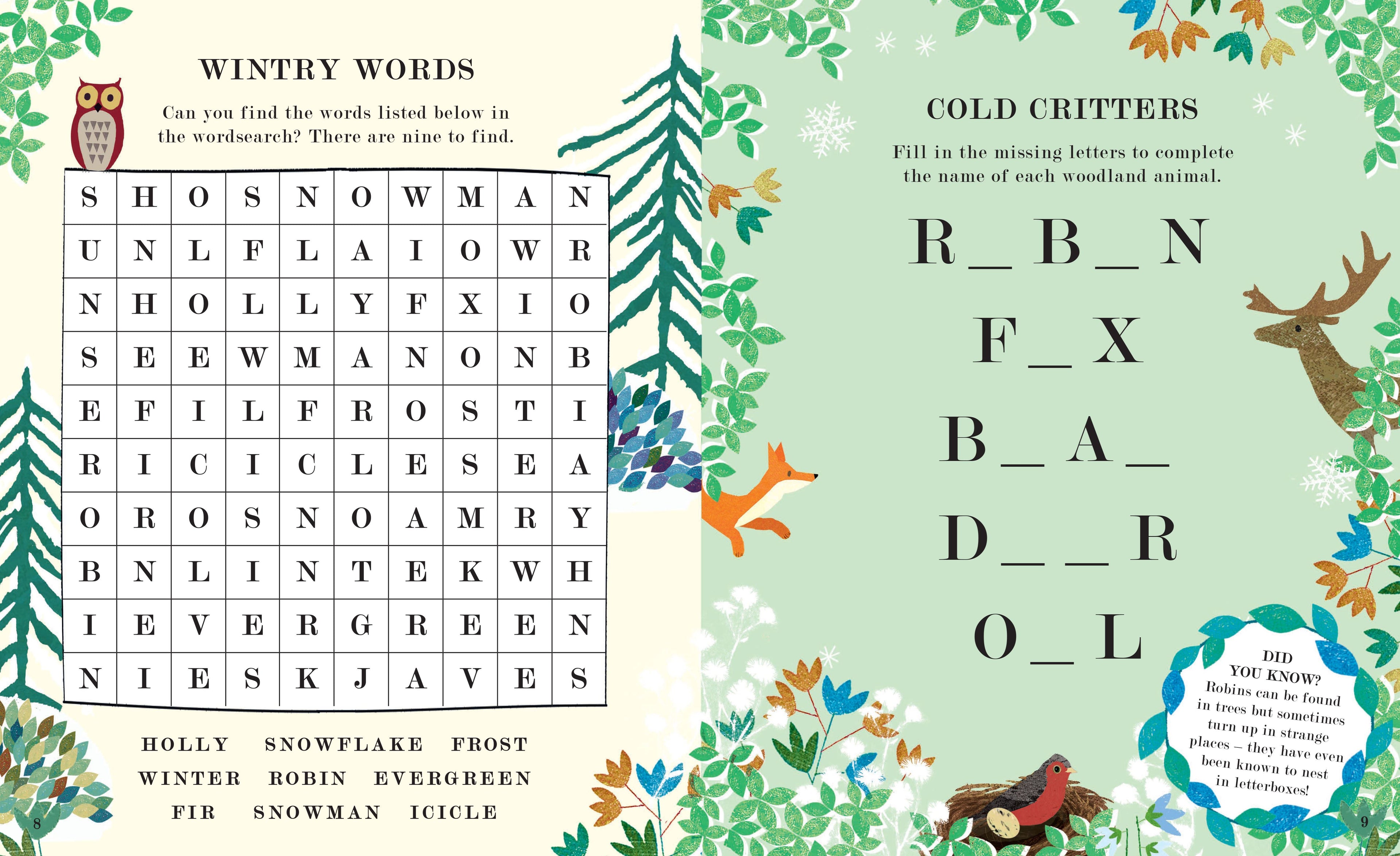 Tree: Seasons Come and Seasons Go: Activity Book