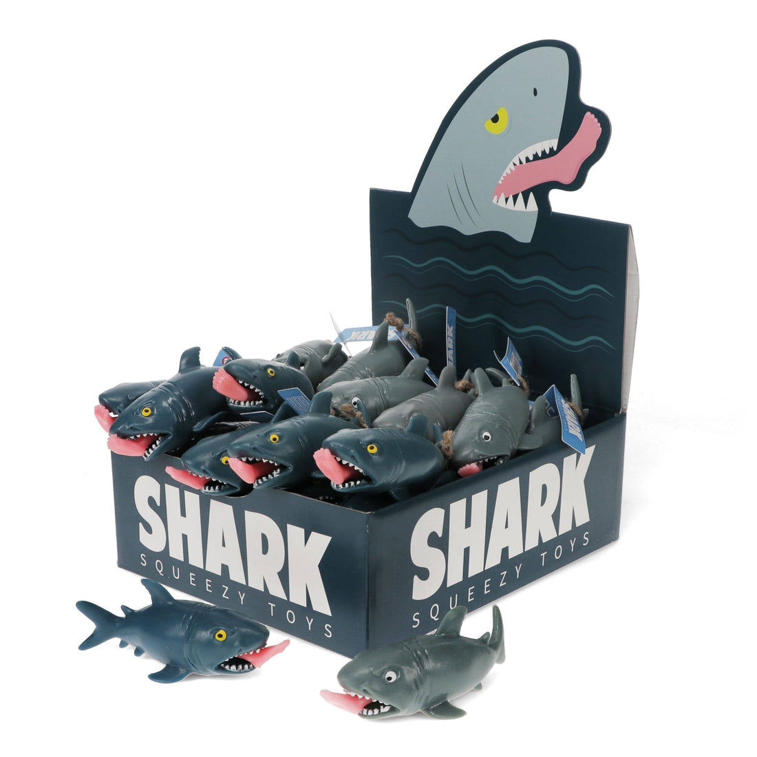 Leg-Biting Shark Squeezy Toys - Assorted