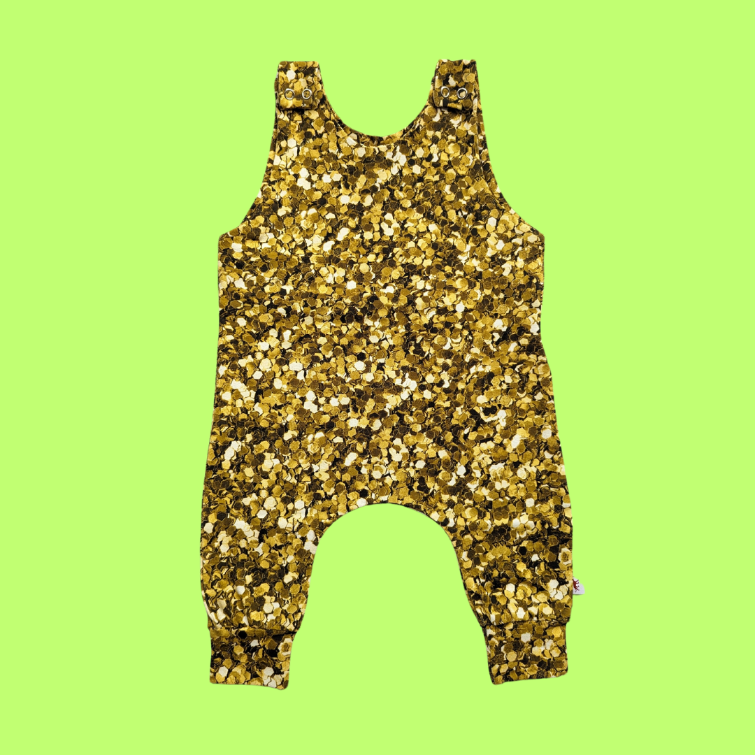 Gold Glitter - Romper