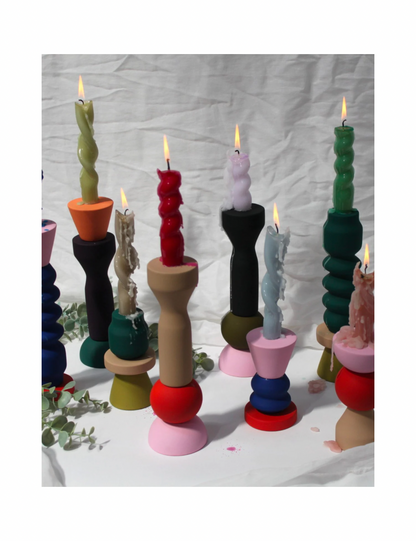 MÆGEN Stacks Candle (Medium) - Forest Green