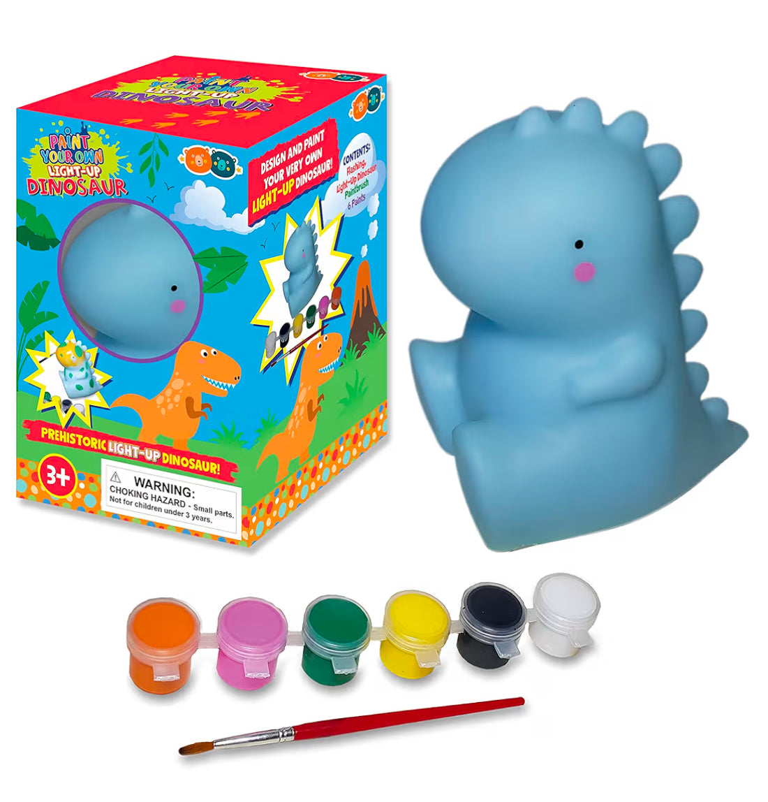 Paint Your Own Light Up Dinosaur