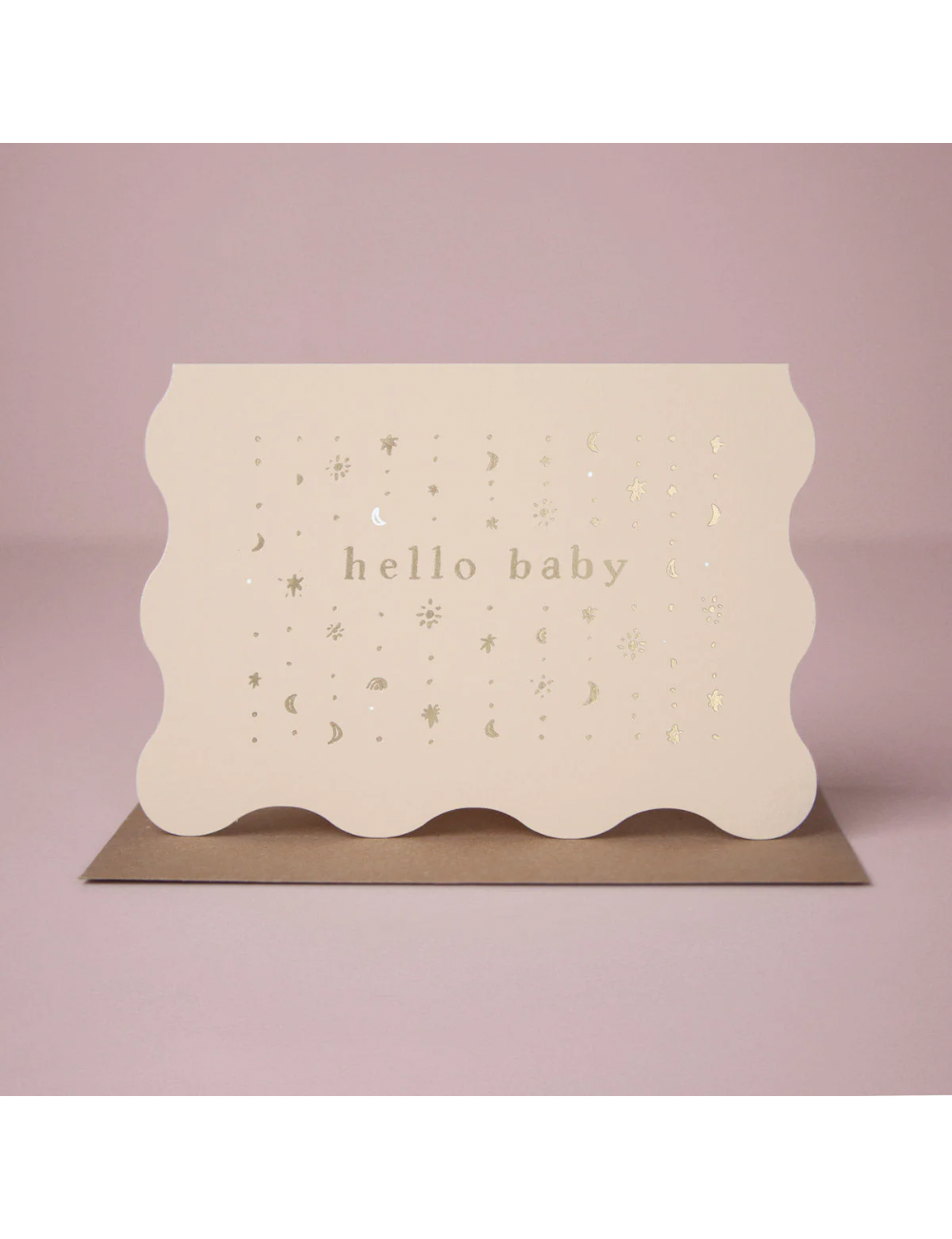 Stars Hello Baby Card