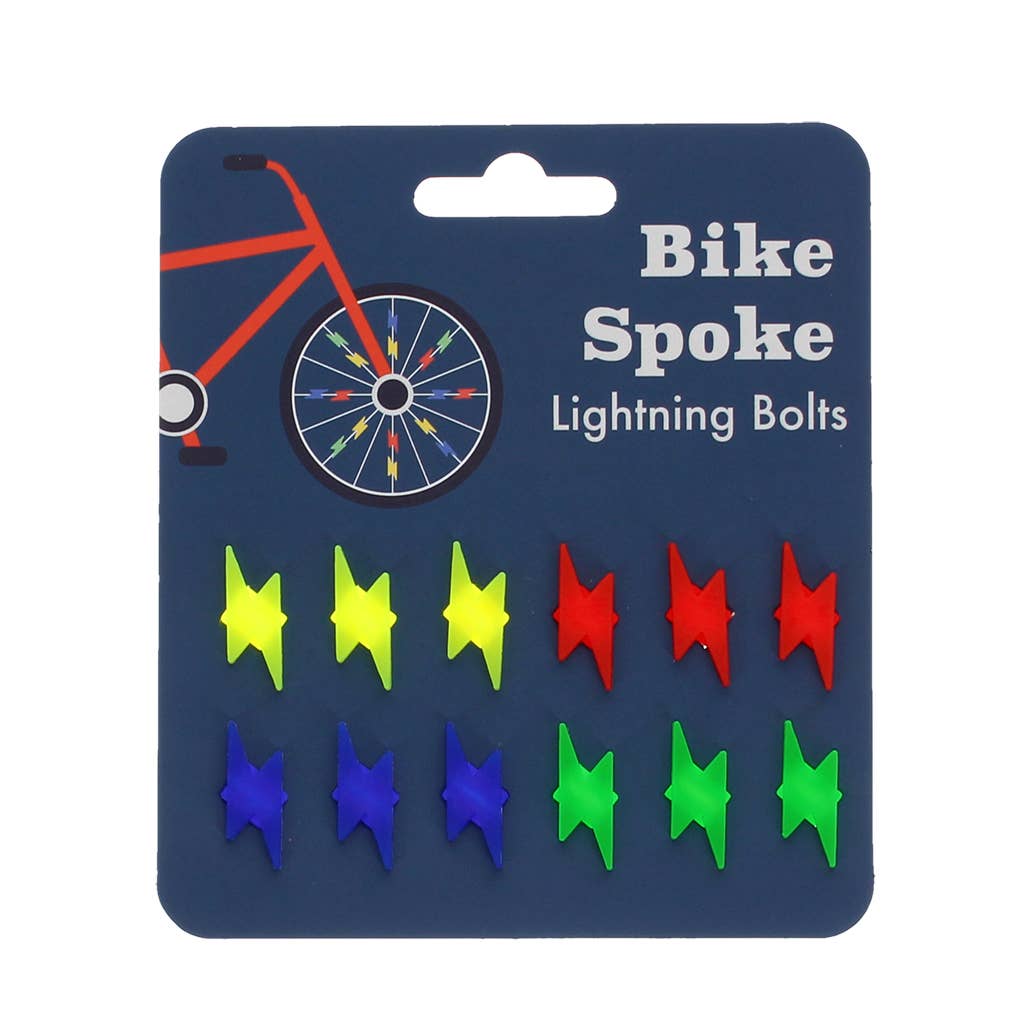 Bicycle spoke decorations - Lightning bolts