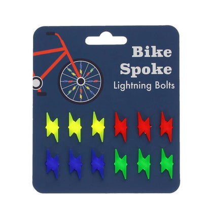 Bicycle spoke decorations - Lightning bolts