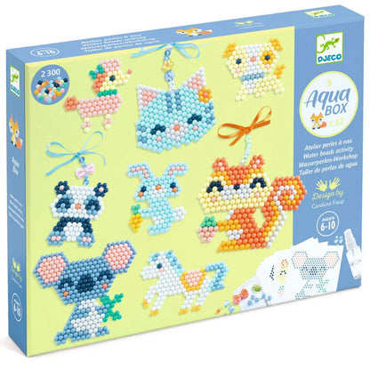 Djeco Water Beads Furry Friends - Make 12 Animals