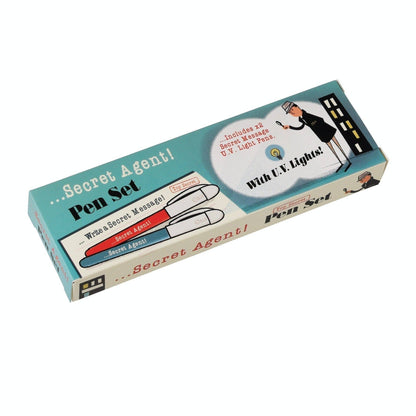 Secret Agent Invisible Ink Spy Pens (Set of 2)
