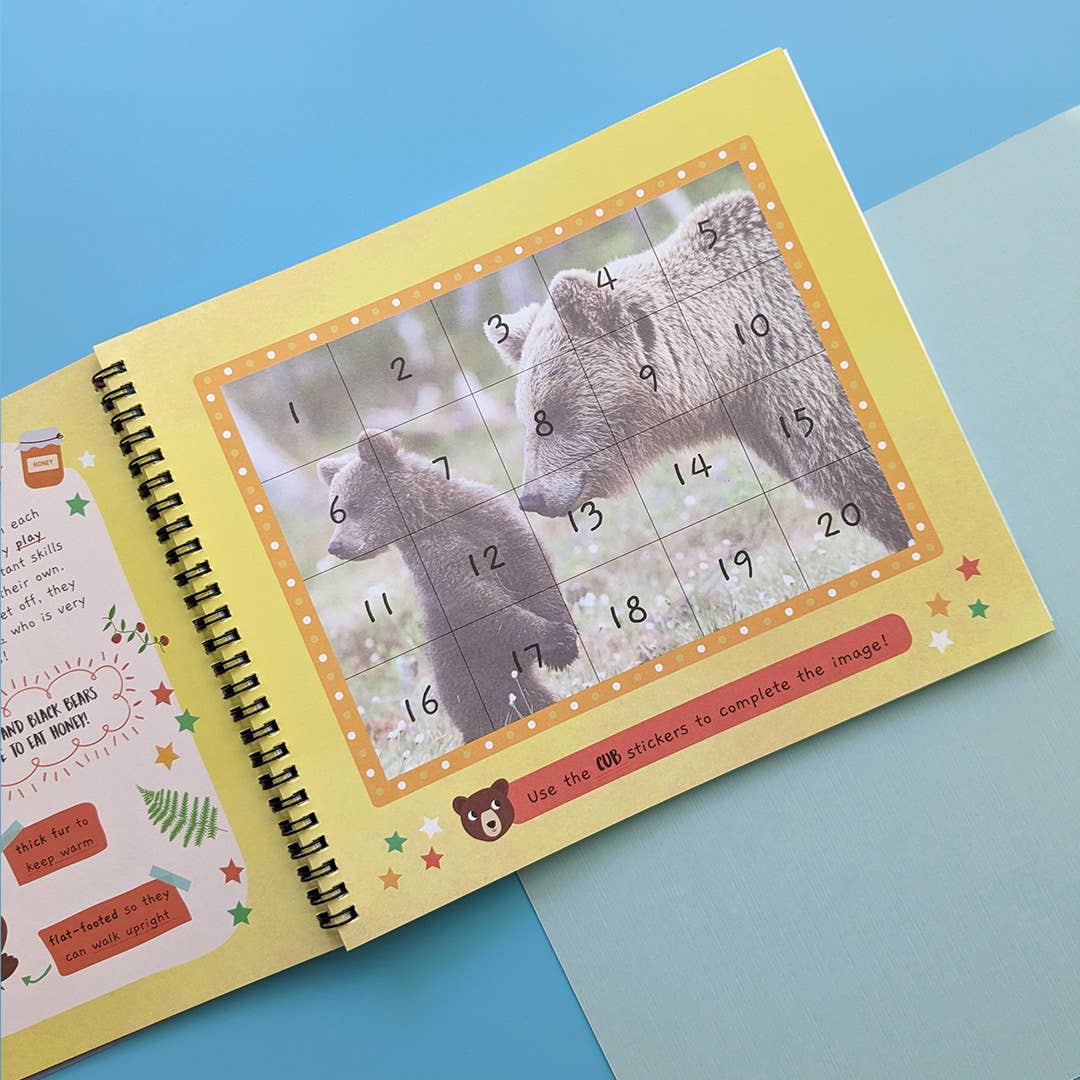 Little Wonders Sticker By Number Book - Baby Animals