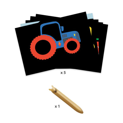 Scratch Boards - Vehicles