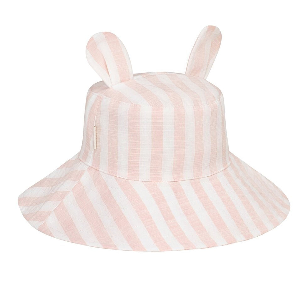 Stripy Bunny Sun Hat 3-6 Years