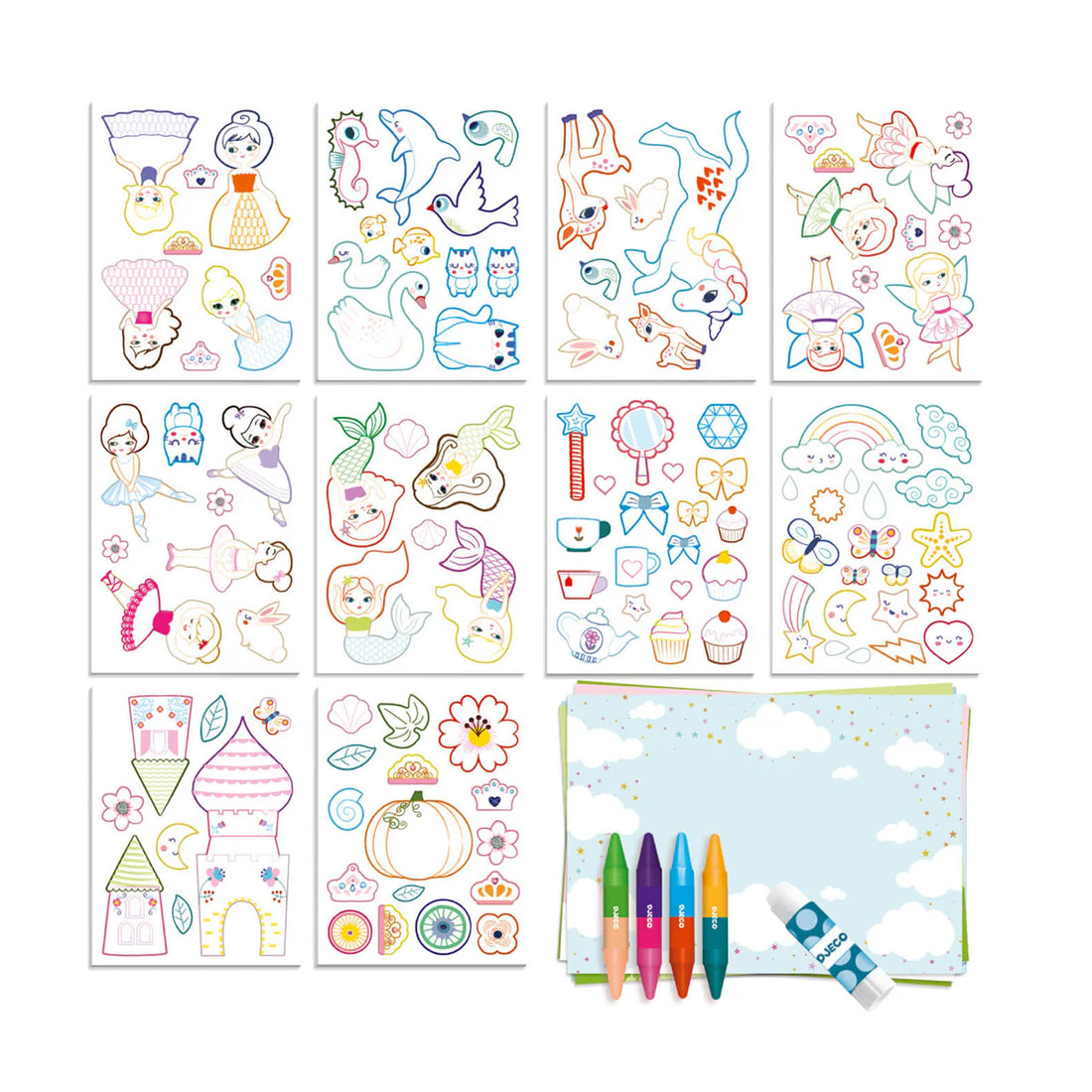 Colouring Collage Craft Set