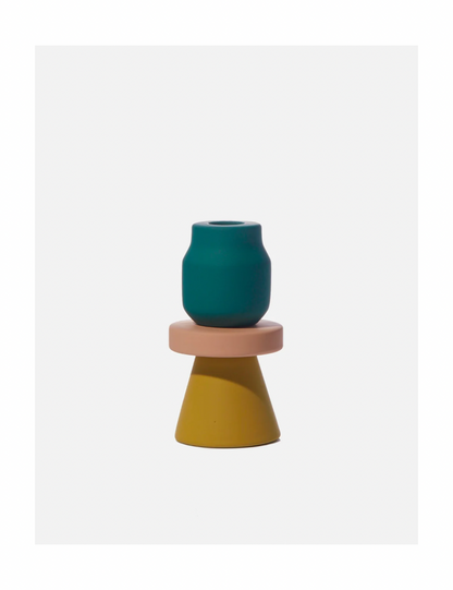 MÆGEN Stacks Candle (Medium) - Forest Green