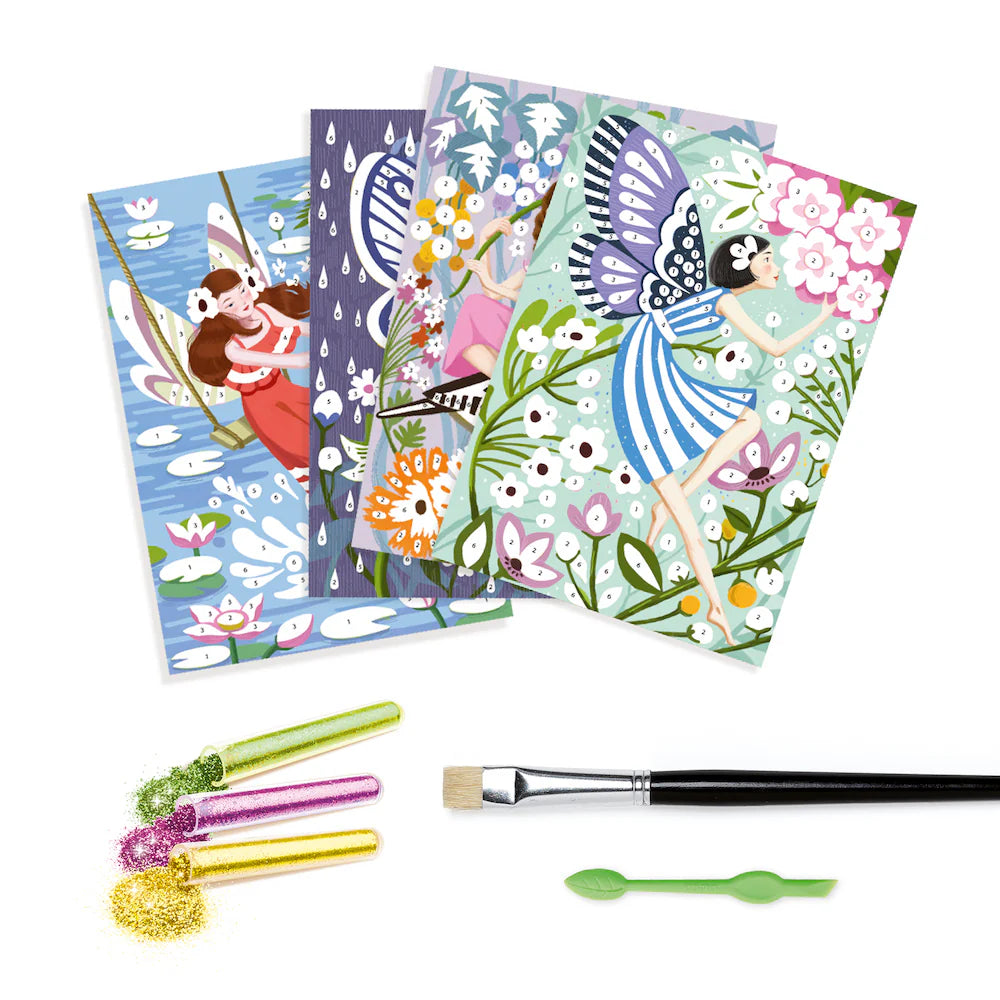 Djeco Glitter Boards - The Gentle Life Of Fairies