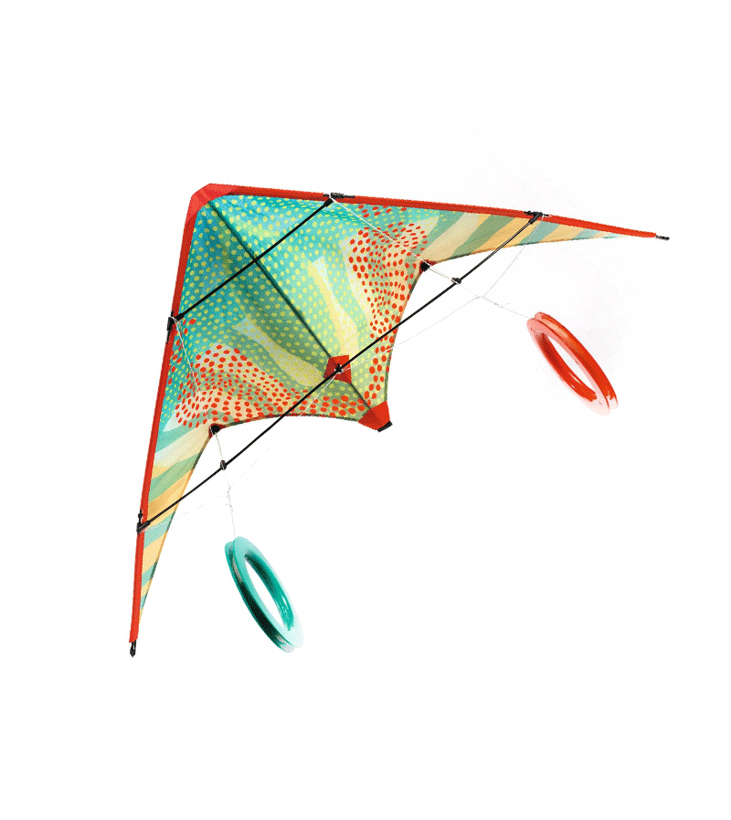 Red Dots Stunt Kite by Djeco