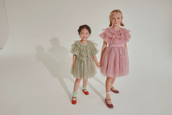 Rose Sparkle Tutu Dress