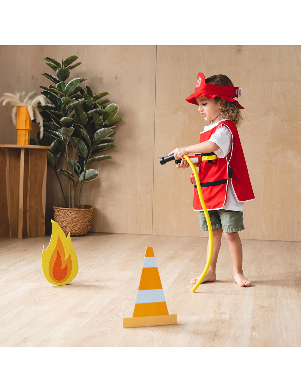 Firefighter play set by PlanToys