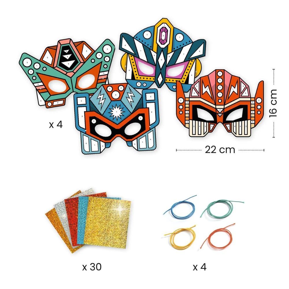 Djeco Do It Yourself - Super Robots Masks To Make