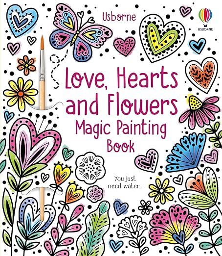Love, Hearts and Flowers Magic Painting