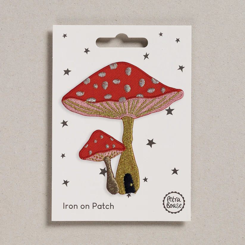 Petra Bose Iron on Patch Toadstool