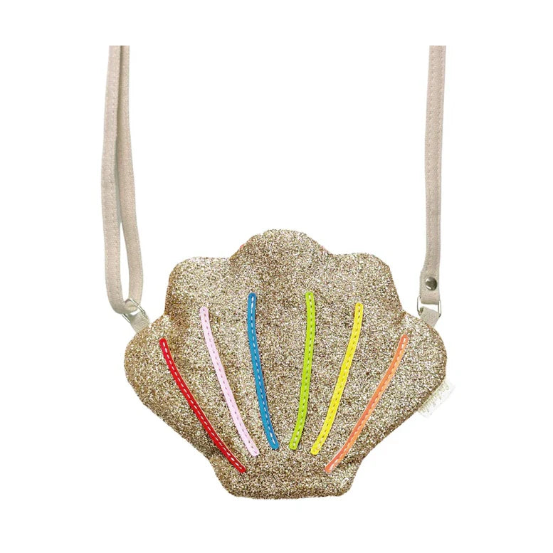 Rockahula rainbow glitter shell bag