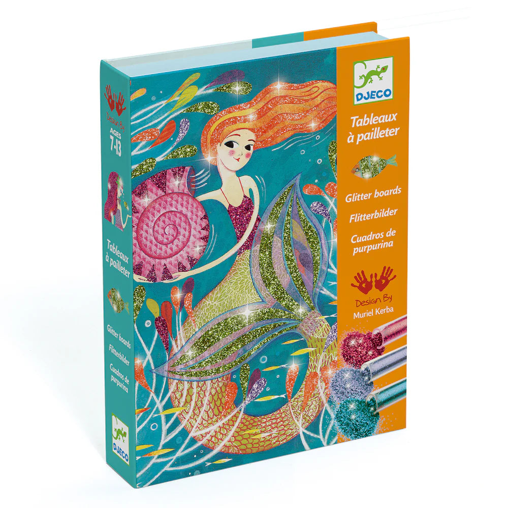 Djeco Glitter Boards -  Mermaid Lights