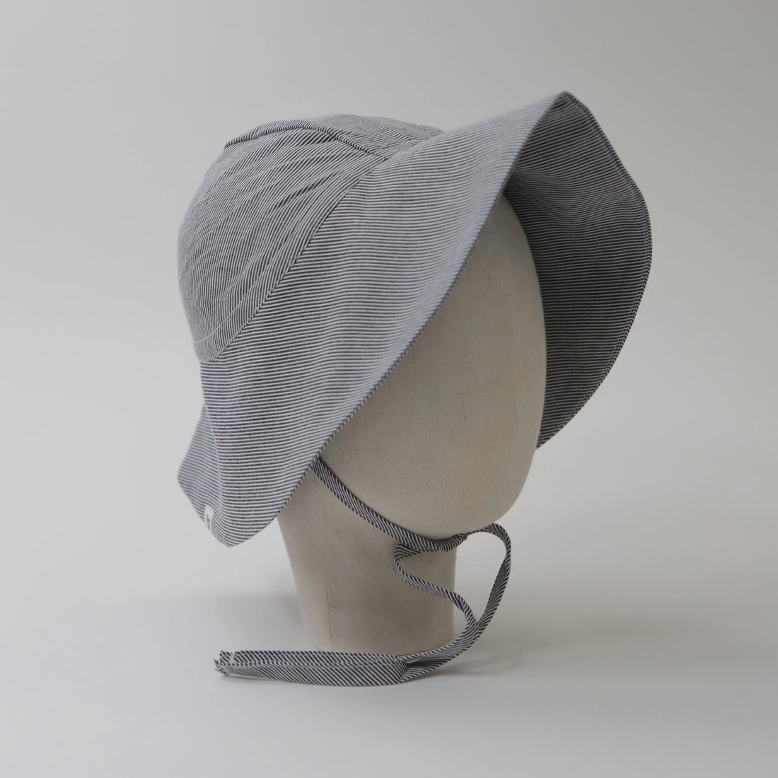 Sun Hat - Pinstripe Blue